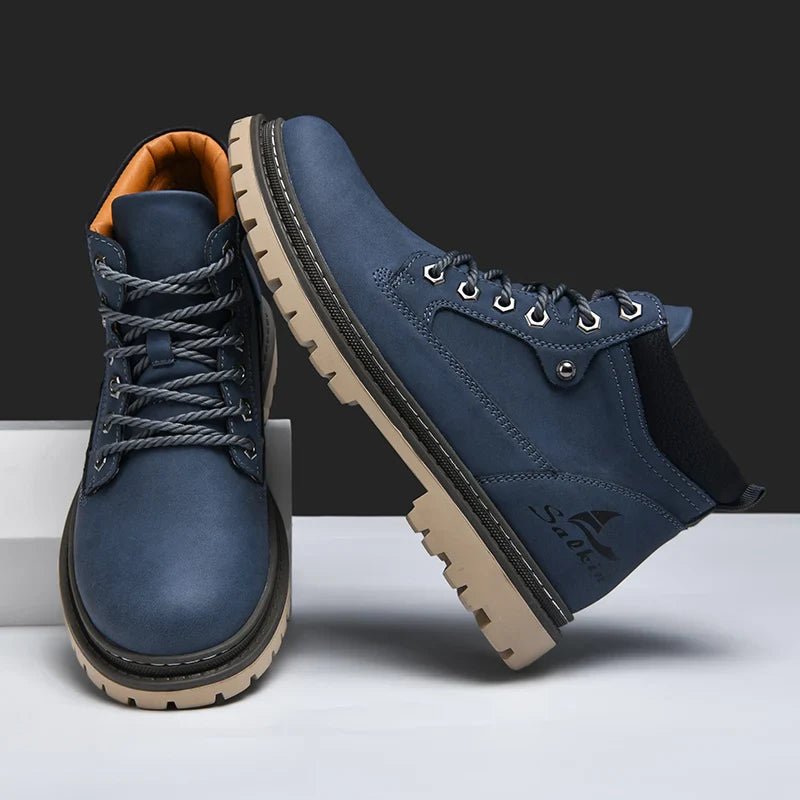 Elegant Leather Boots - Luxoria
