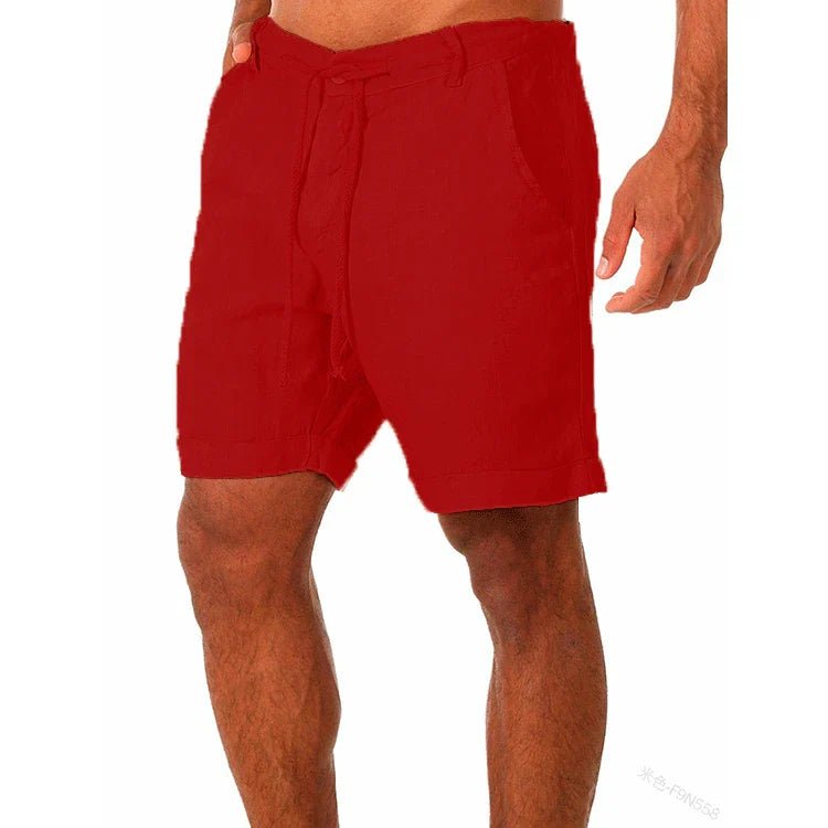 Casual Linen Shorts - Luxoria