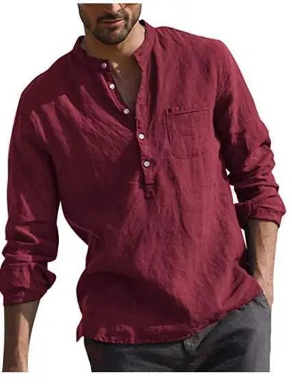 Breathable Cotton Shirt - Luxoria