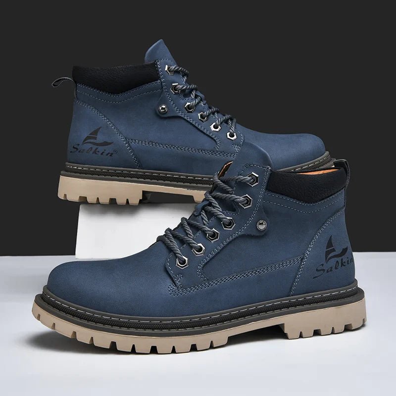 Elegant Leather Boots - Luxoria