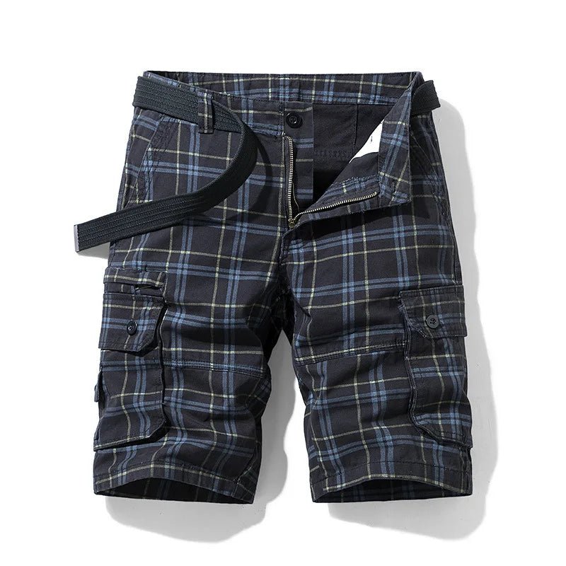 Elegant Cotton Cargo Shorts - Luxoria