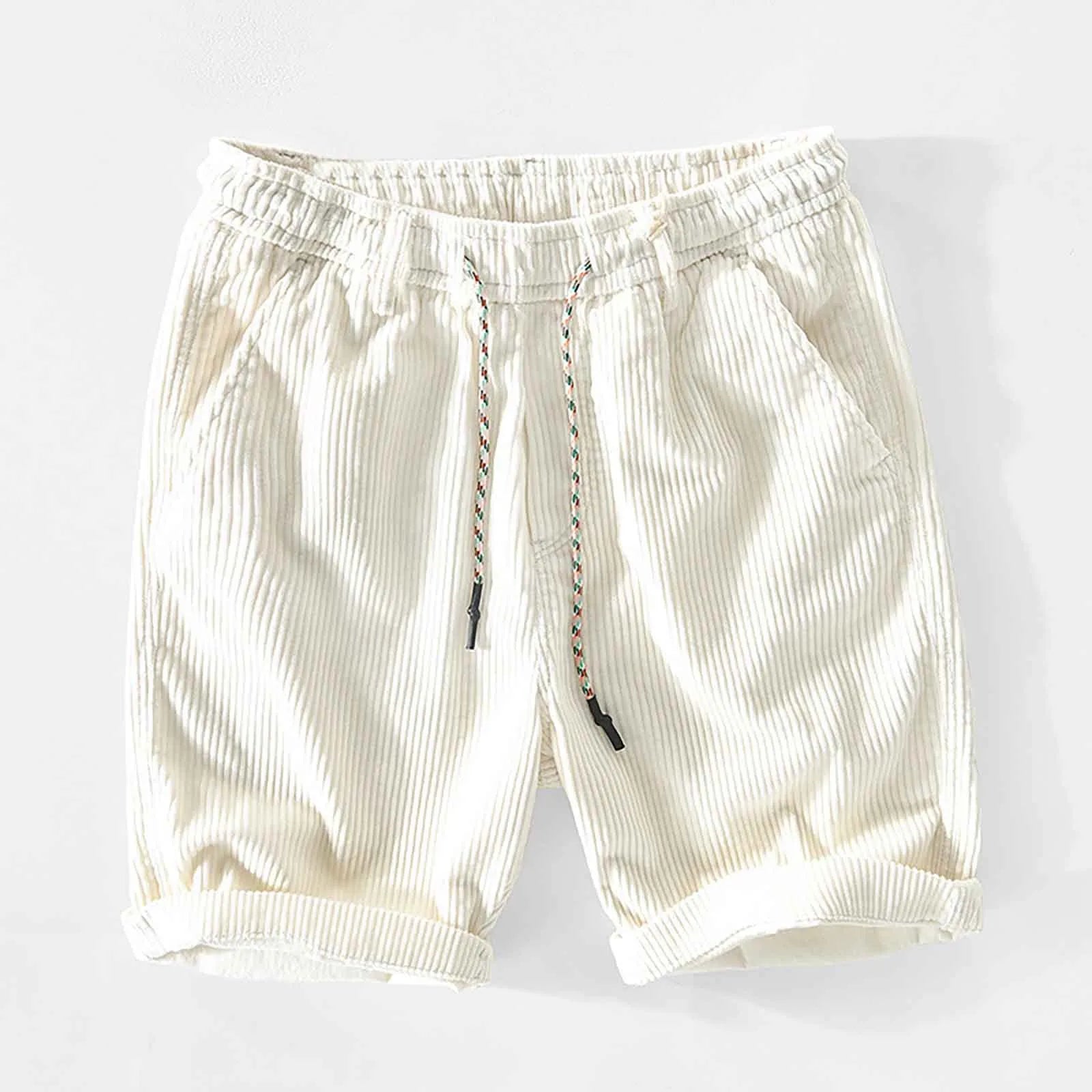 Elegant Corduroy Shorts - Luxoria