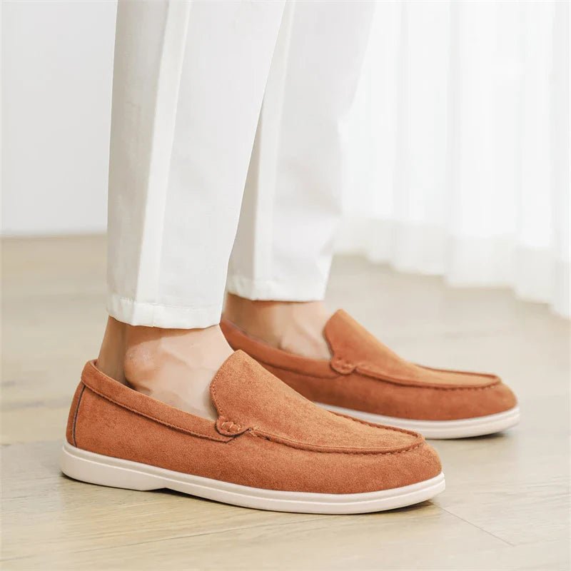 Casual Suede Loafers - Luxoria