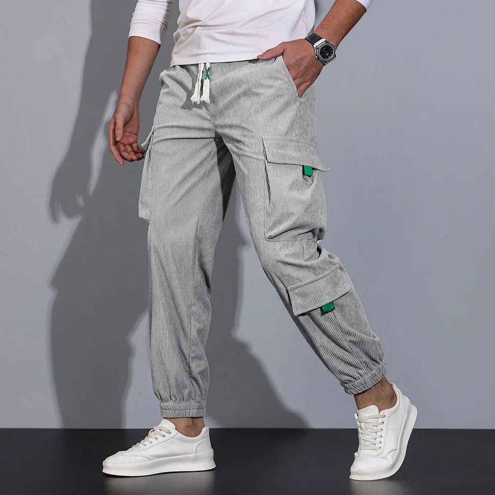 Corduroy Cargo Pants - Luxoria