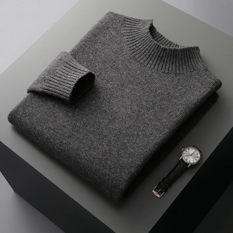Double Thick Cashmere Sweater - Luxoria