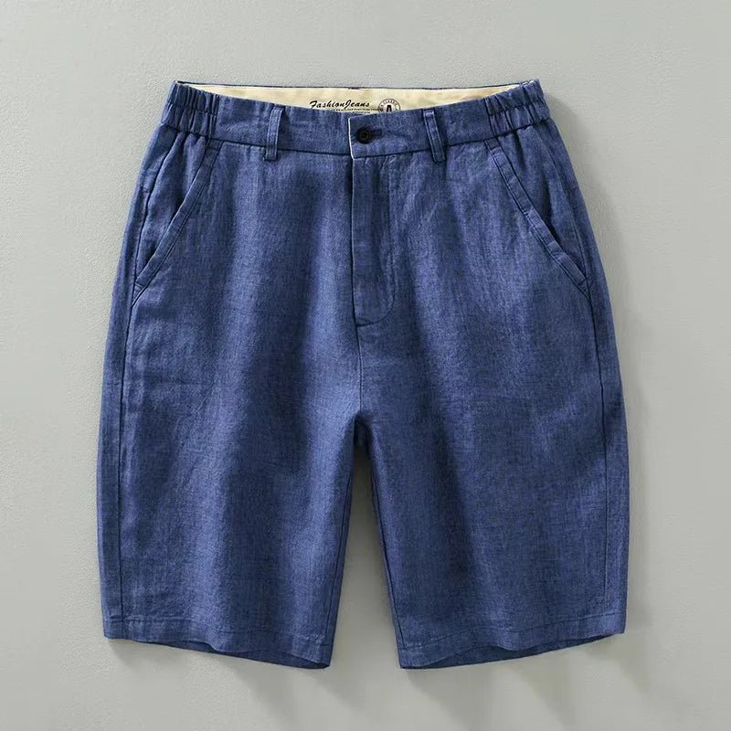 Elegant Linen Summer Shorts - Luxoria