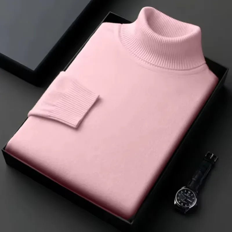 Elegant Men's Turtleneck - Luxoria