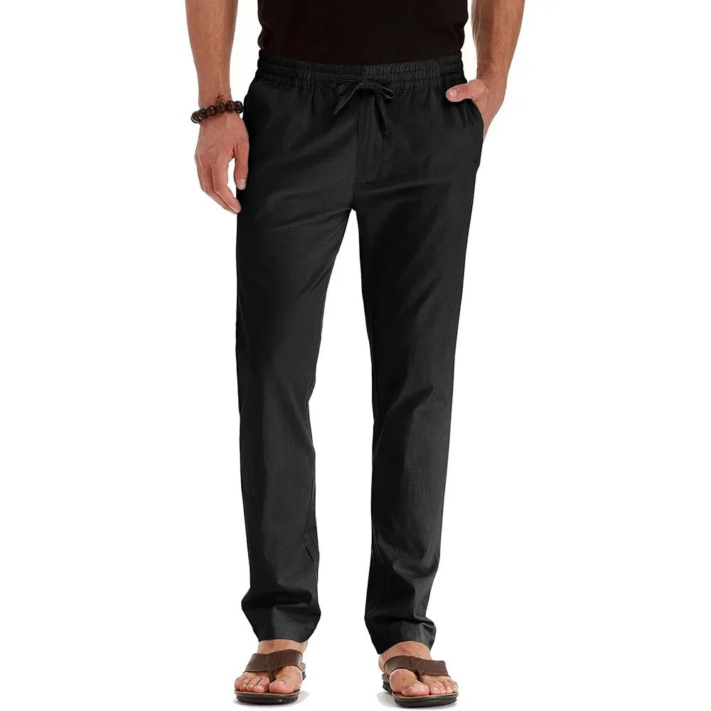 Cotton Linen Pants - Luxoria