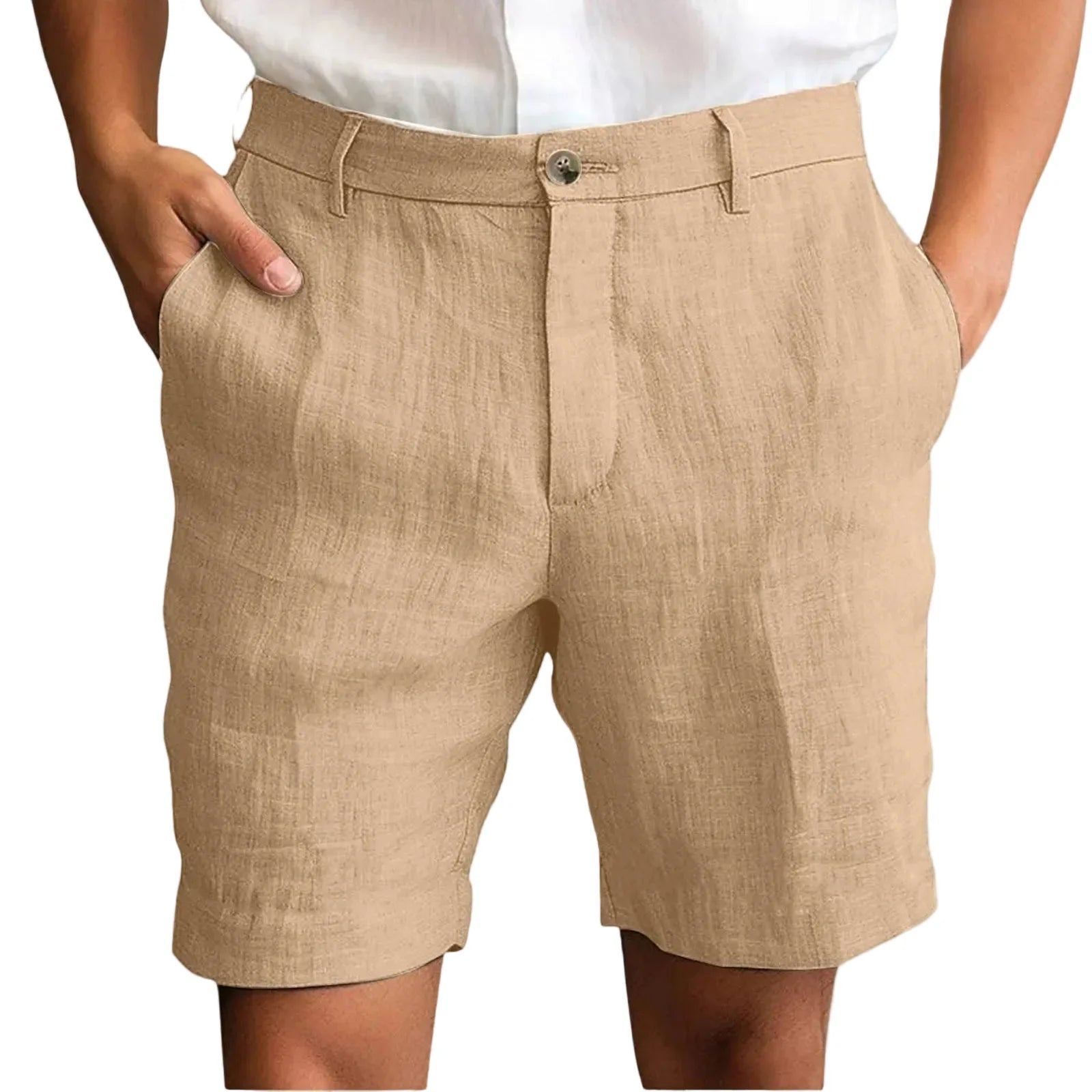 Elegant Linen Shorts - Luxoria