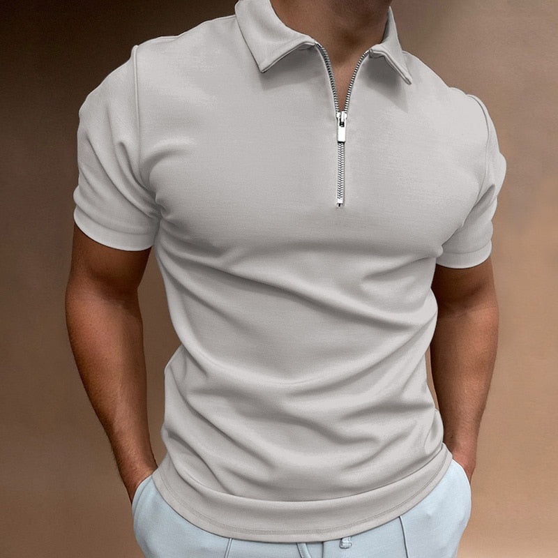 Zip Polo Shirt - Luxoria