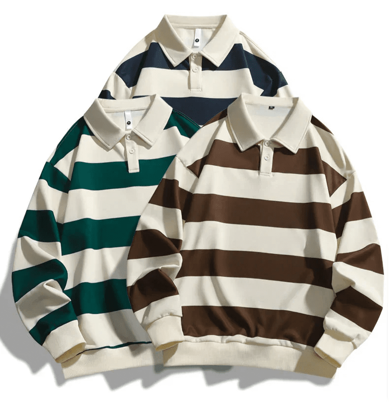 Casual Polo Sweater - Luxoria