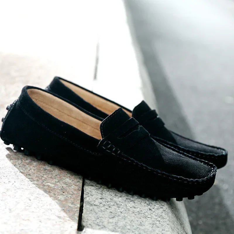 Casual Suede Loafers - Luxoria