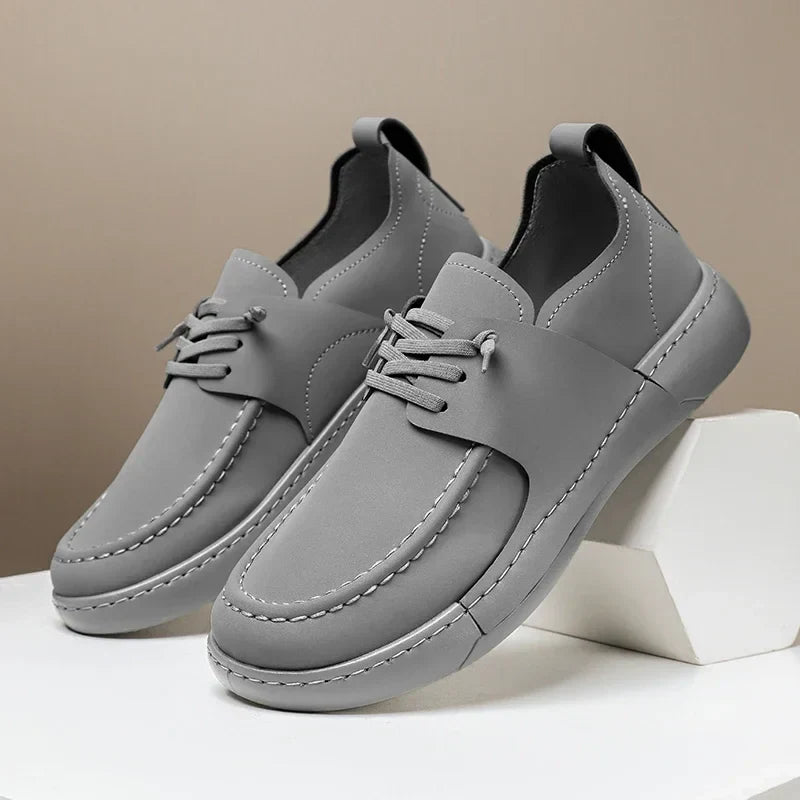 Classic Italian Leather Sneakers - Luxoria