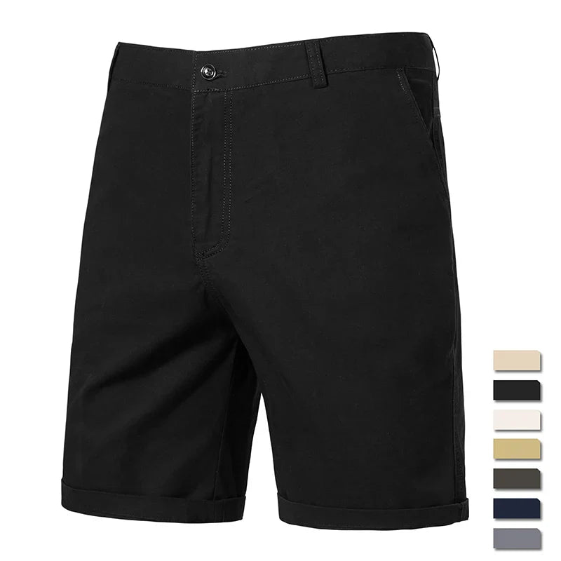 Elegant Cotton Shorts - Luxoria