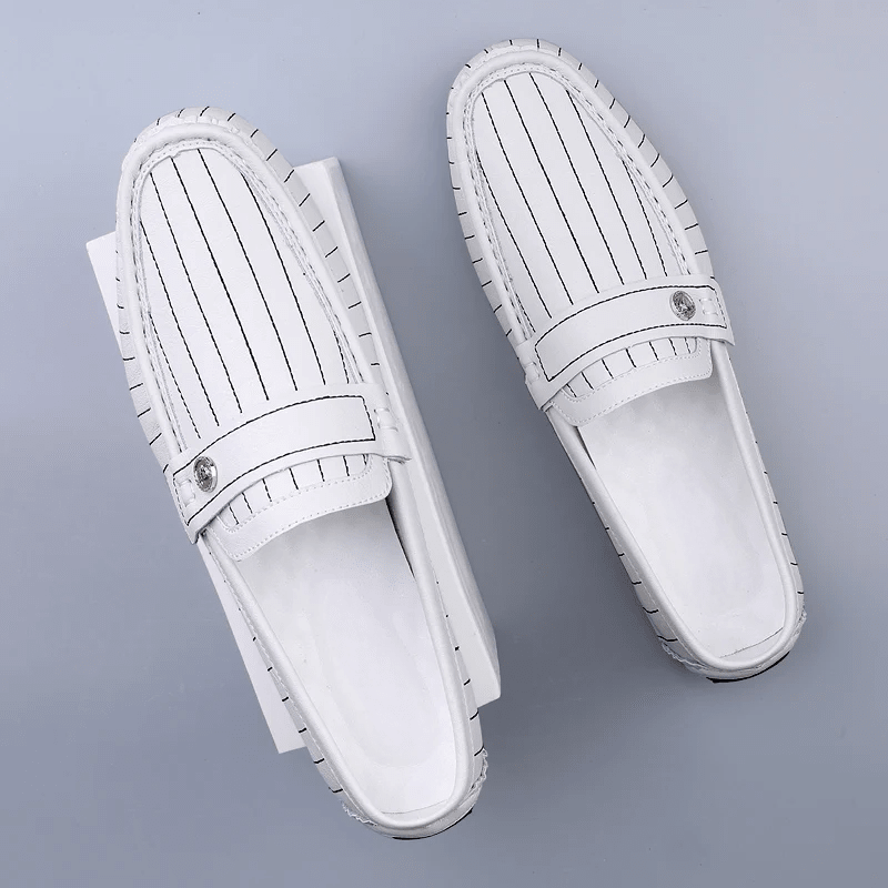 Chic Leather Loafers - Luxoria