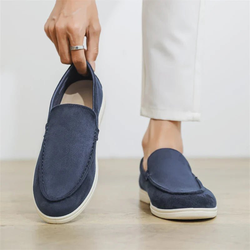 Casual Suede Loafers - Luxoria
