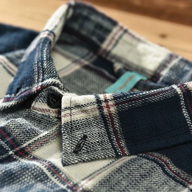 Elegant Plaid Shirt - Luxoria