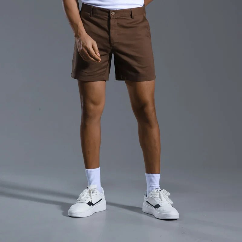 Elegant Cotton Shorts - Luxoria