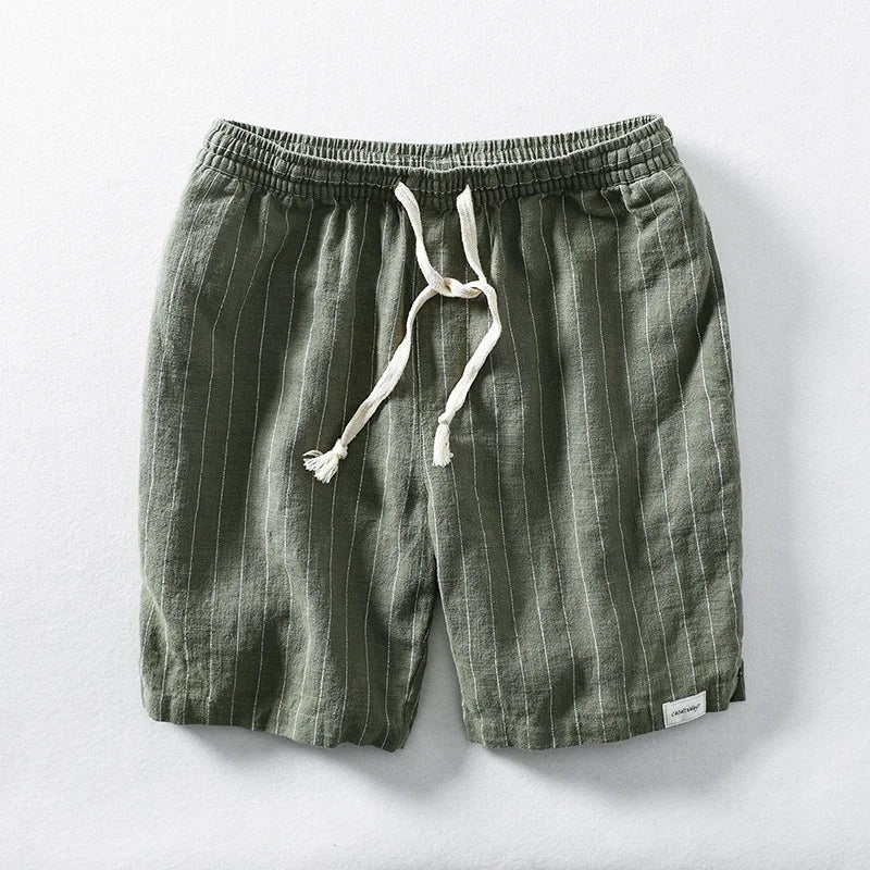 Cotton Linen Shorts - Luxoria