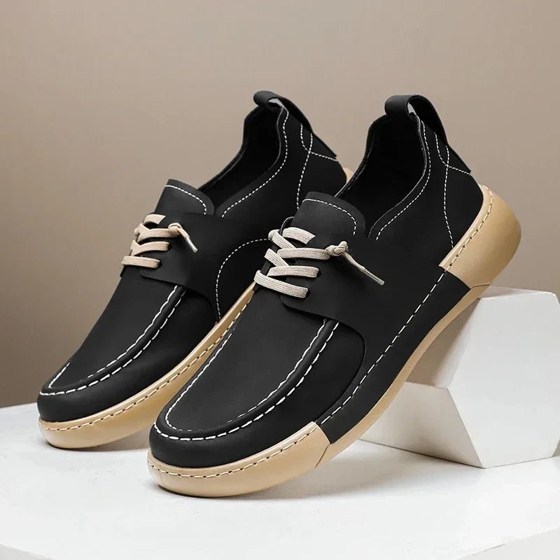 Classic Italian Leather Sneakers - Luxoria