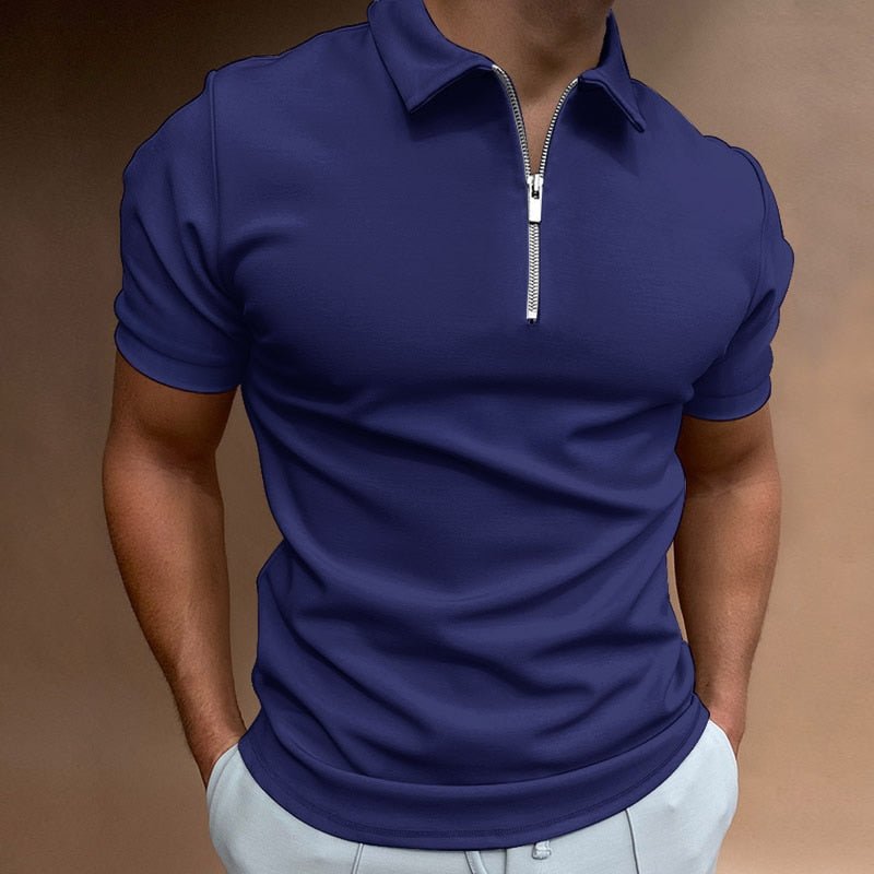 Zip Polo Shirt - Luxoria