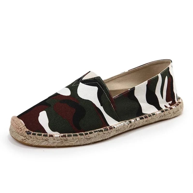 Elegant Canvas Espadrilles - Luxoria