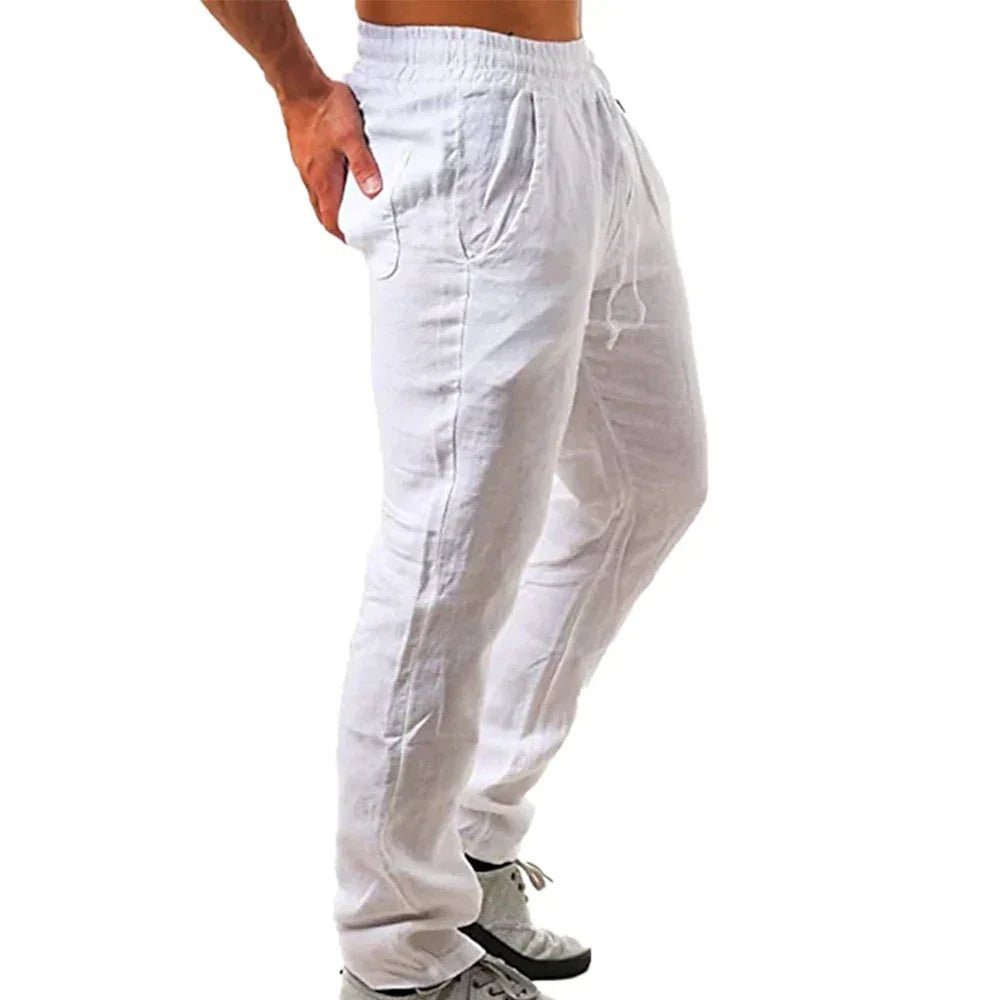 Breathable Linen Pants - Luxoria