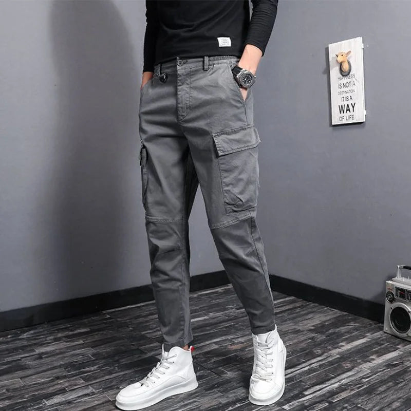 Elegant Men's Cargo Pants - Luxoria