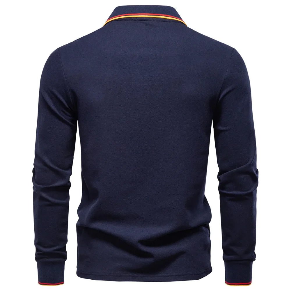 Elegant Polo Sweater - Luxoria