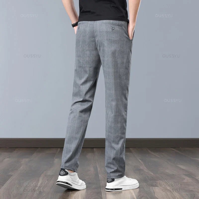 Classic Plaid Pants - Luxoria