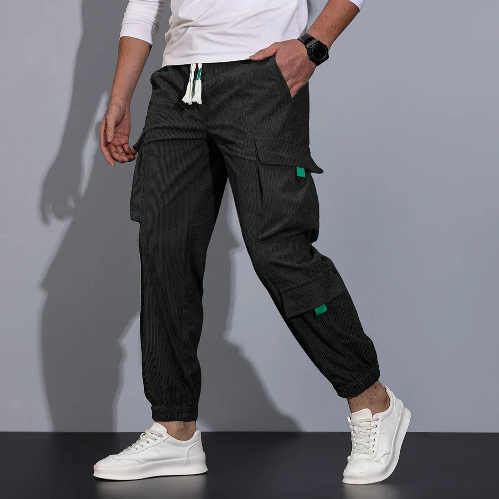 Corduroy Cargo Pants - Luxoria