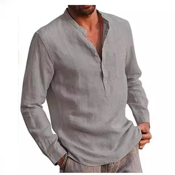 Breathable Cotton Shirt - Luxoria