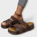 Valentina™ | SANDALIAS CÓMODAS DE CUERO TRENZADO PREMIUM - Luxoria