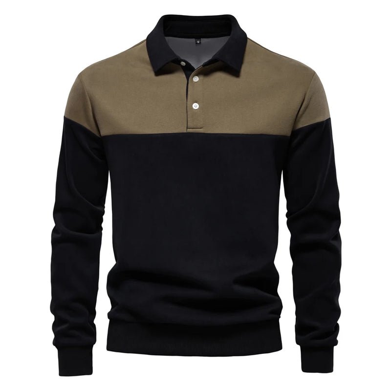 Elegant Polo Sweater - Luxoria
