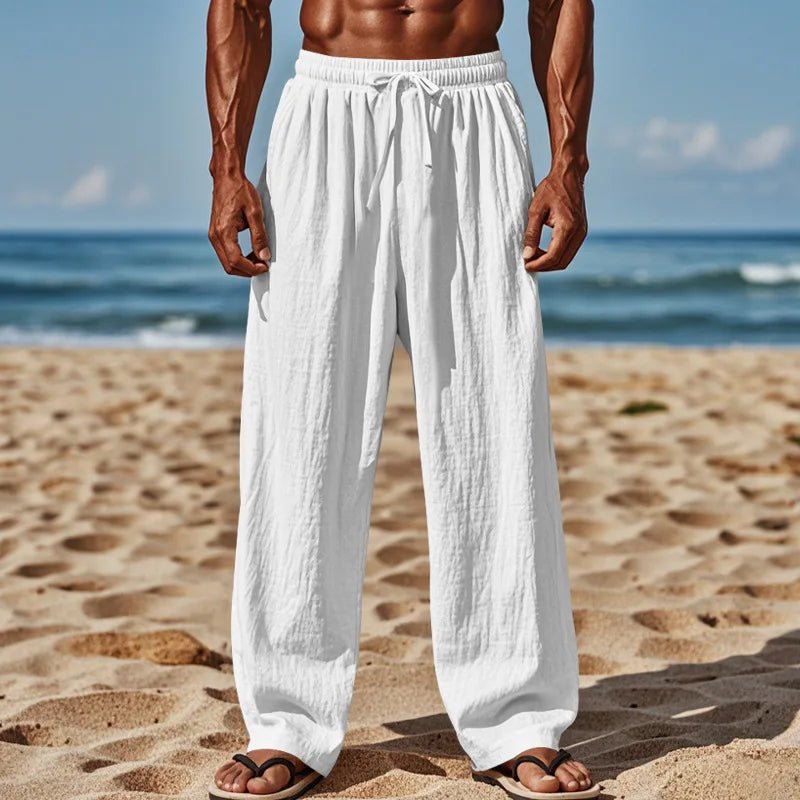 Comfortable Linen Pants - Luxoria