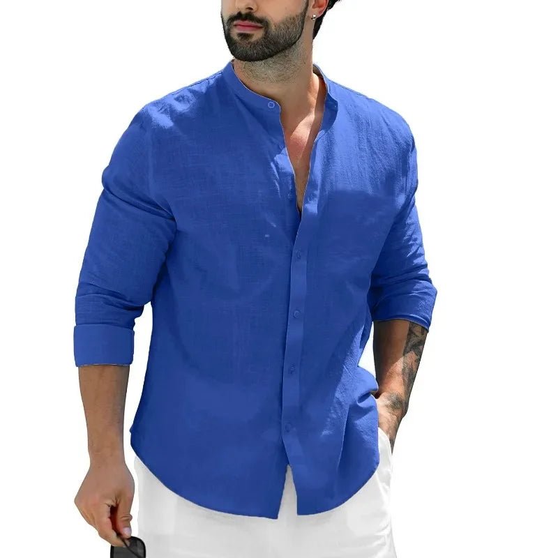 Casual Linen Shirt - Luxoria