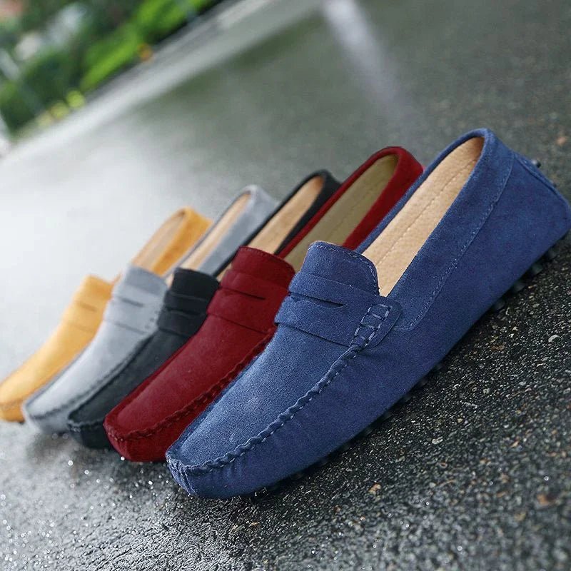 Casual Suede Loafers - Luxoria
