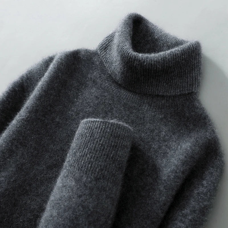 Elegant Wool Turtleneck - Luxoria
