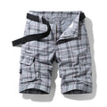 Elegant Cotton Cargo Shorts - Luxoria