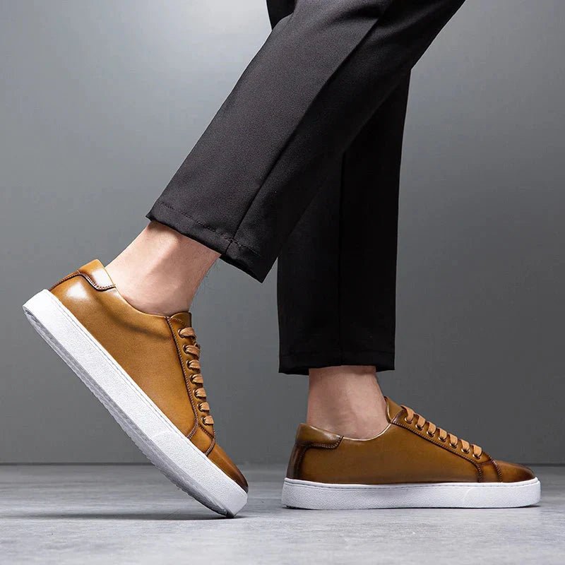 Saint - Tropez Leather Shoes - Luxoria
