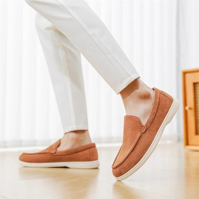 Casual Suede Loafers - Luxoria