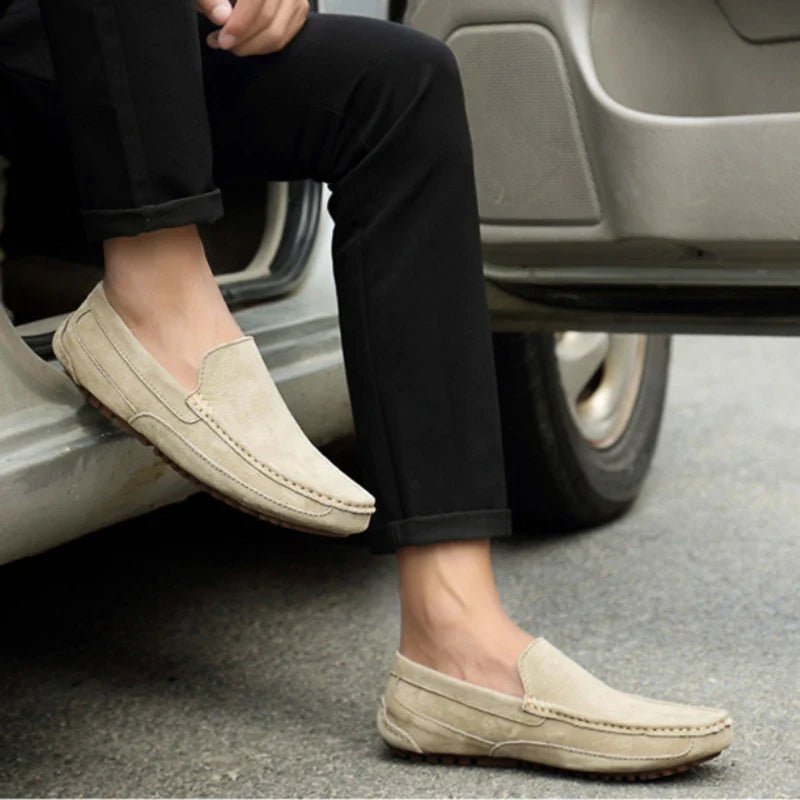 Chic Premium Suede Loafers - Luxoria