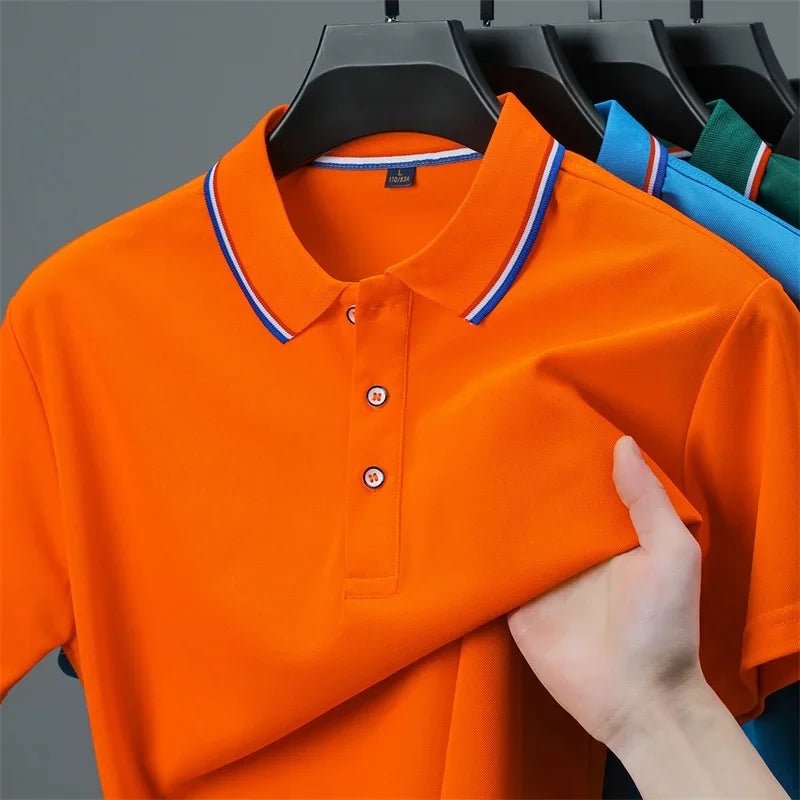 Casual Summer Polo Shirt - Luxoria