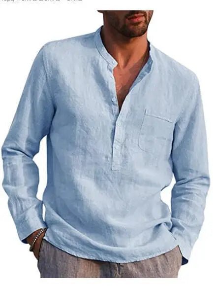 Breathable Cotton Shirt - Luxoria
