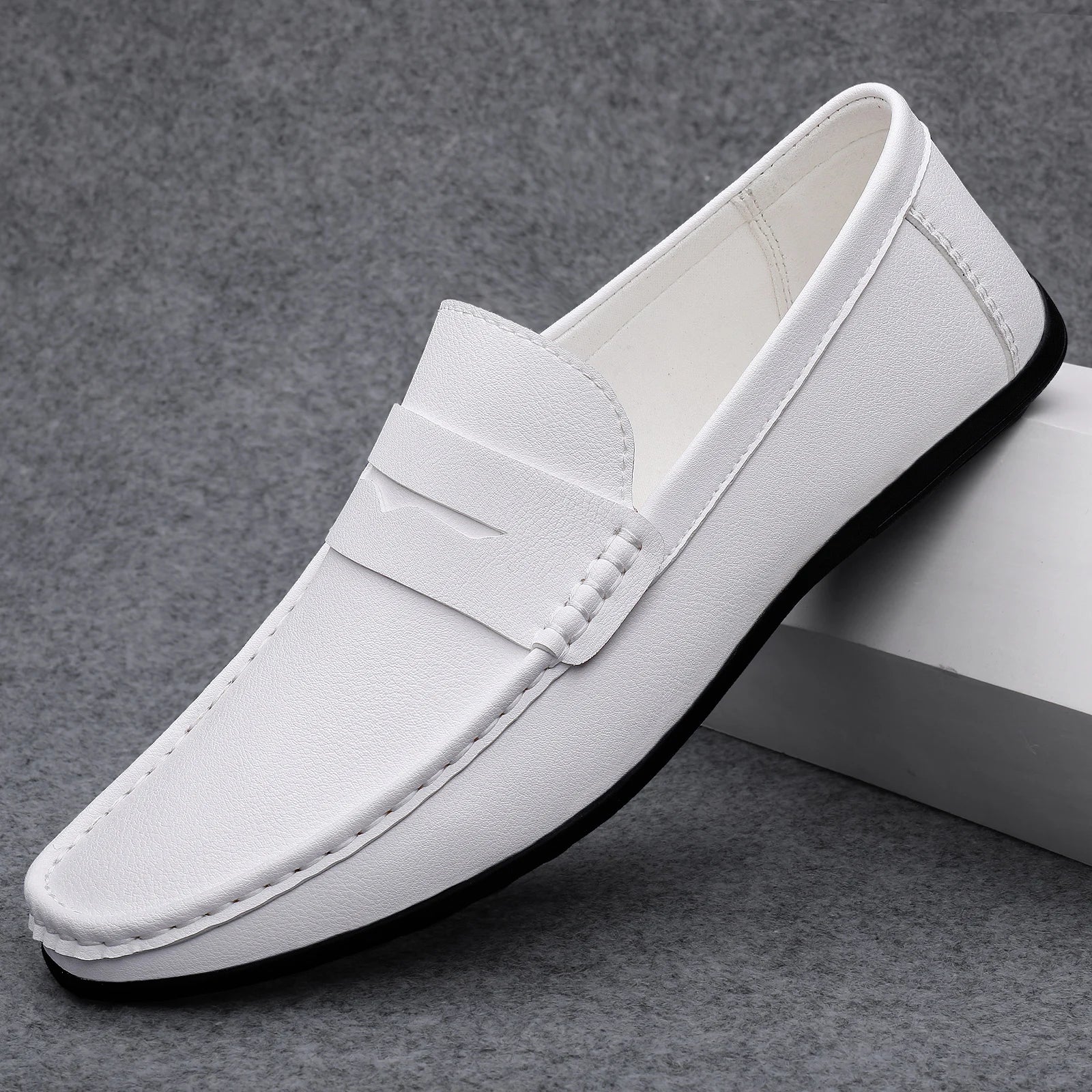 Classic Italian Leather Loafers - Luxoria