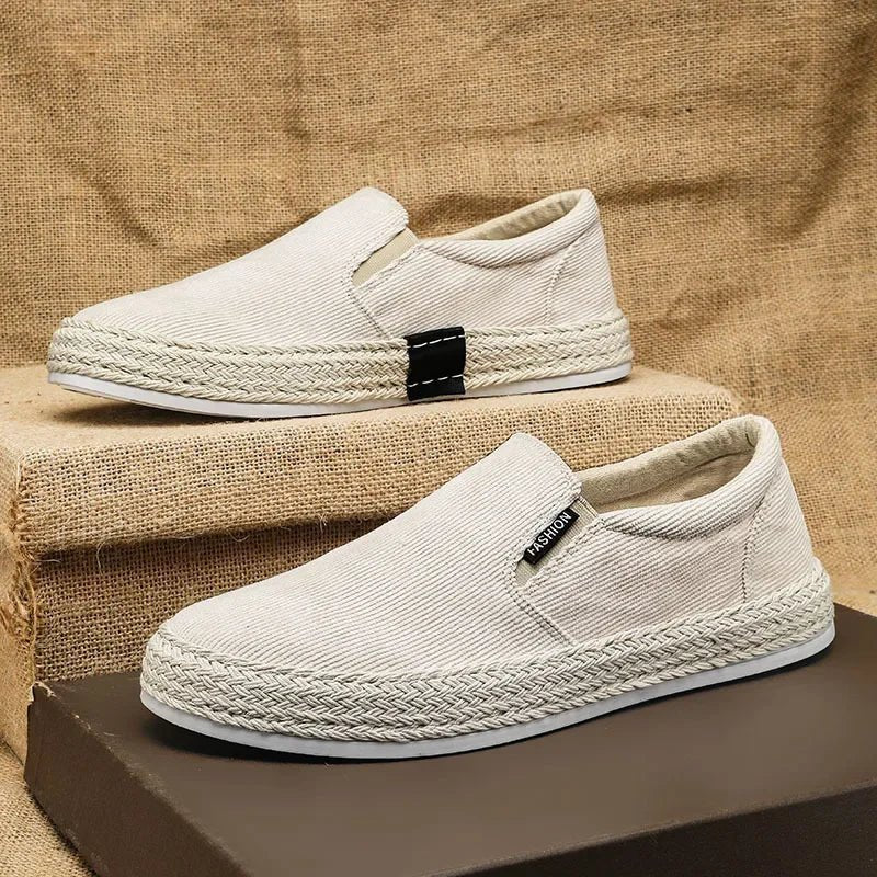 Breathable Slip - On Canvas Shoes - Luxoria