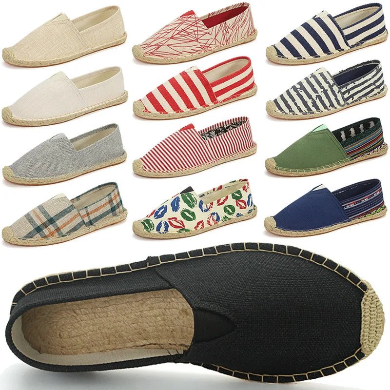 Casual Canvas Espadrilles - Luxoria