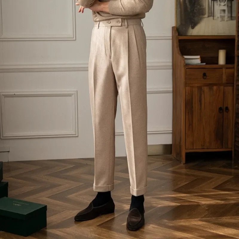 High - Waisted Chic Pants - Luxoria