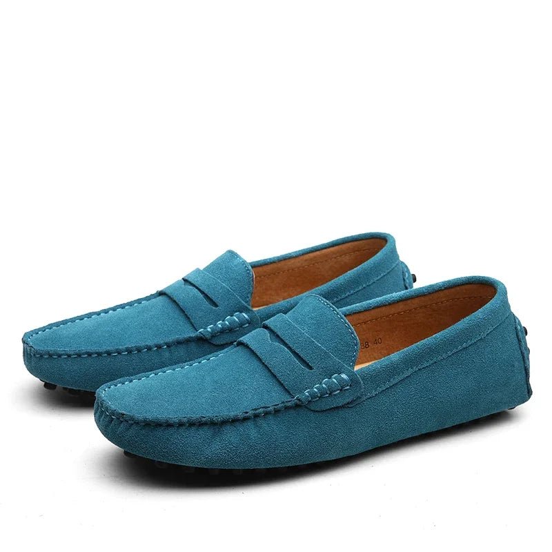 Casual Suede Loafers - Luxoria