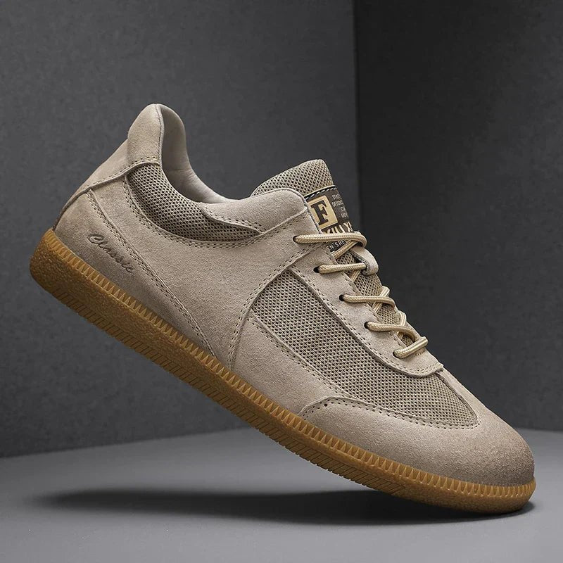 Casual Leather Sneakers - Luxoria